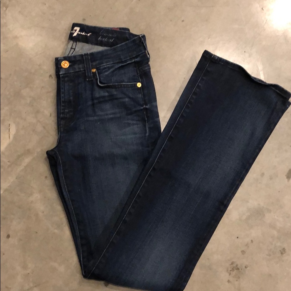 Dark Wash Bootcut Jeans - 7 For All Mankind
